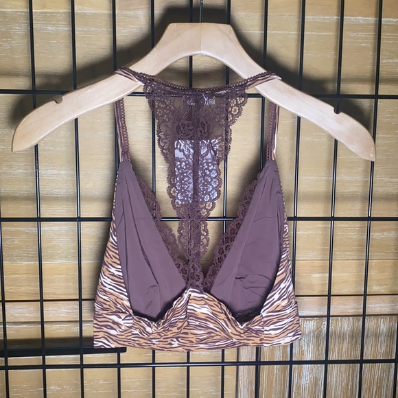 FREE PEOPLE Lauren Lace T-strap Bralette - Picture 3 of 3